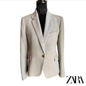 ZARA Woman Grey Blazer